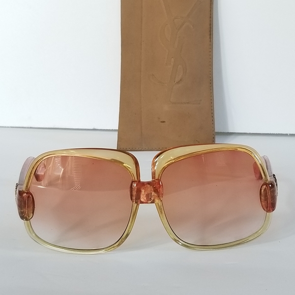 Extra pics for VINTAGE YVES SAINT LAURENT YSL PARIS 1970's OVERSIZED SUNGLASSES - Picture 10 of 16